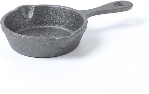 HAWOK Mini sartén de hierro fundido DIA.2.8 pulgadas Redondo