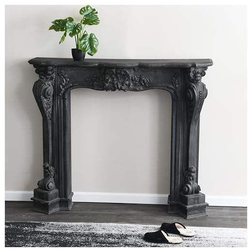 Beautifully Crafted Decorative Fireplace Mantel