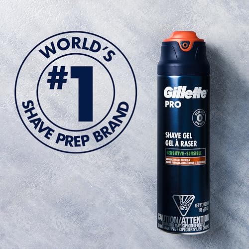 Gillette Pro Shaving Gel For Men Cools To Soothe Skin And Hydrates Facial Hair thumb #7