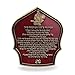 Firefighter Challenge Coin Firemen Prayer Souvenir Gifts for Firefighters Thank You for Your Service God Bless Thin Red Line Fire Rescue Department Firefighters Prayer Commemorative Coins