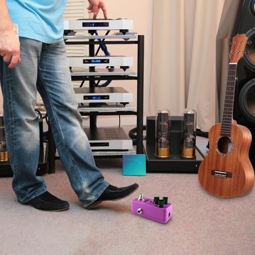 Jemora Mini pédale d’effets pour guitare Vibe FUV2 simulant un effet de klaxon rotatif pédale de guitare portable pour guitare électrique True Bypass Footswitch haut-parleur effet processeur de son - Les Beatles, Paul McCartney, John Lennon, RIngo Starr, George Harrison Jemora Mini pédale d'effets pour guitare Vibe FUV2 simulant un effet de klaxon rotatif pédale de guitare portable pour guitare électrique True Bypass Footswitch haut-parleur effet processeur de son – Image 5