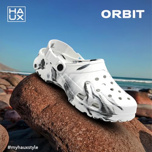Image of HAUX Casual Clogs for Men | Soft & Comfortable EVA Slip-Ons | Lightweight Slippers & Everyday Wear Comfort Clogs for Men