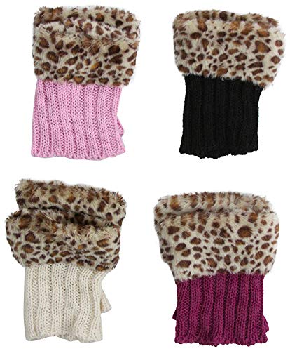 Image of ToBeInStyle Women's Cable Knit Leg Warmers