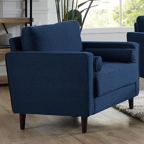 Lifestyle Solutions LKLGF2SP1GU3051 Lexington Armchair, Navy Blue thumb #1