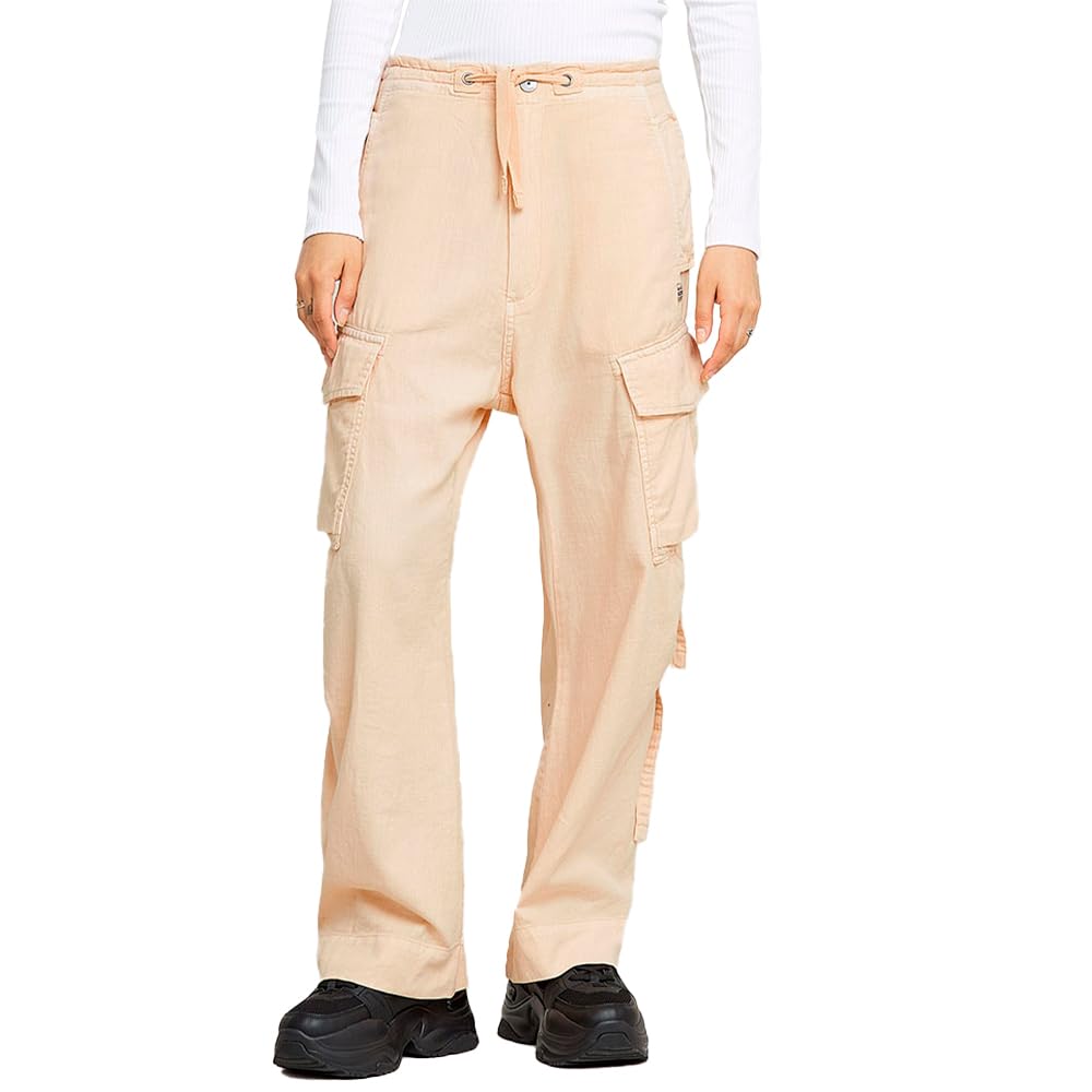 G-Star RAW Women's Summer Snow Cargo Pants, Rosa (Linen Gd D26440-d454-h033), 28W x 30L