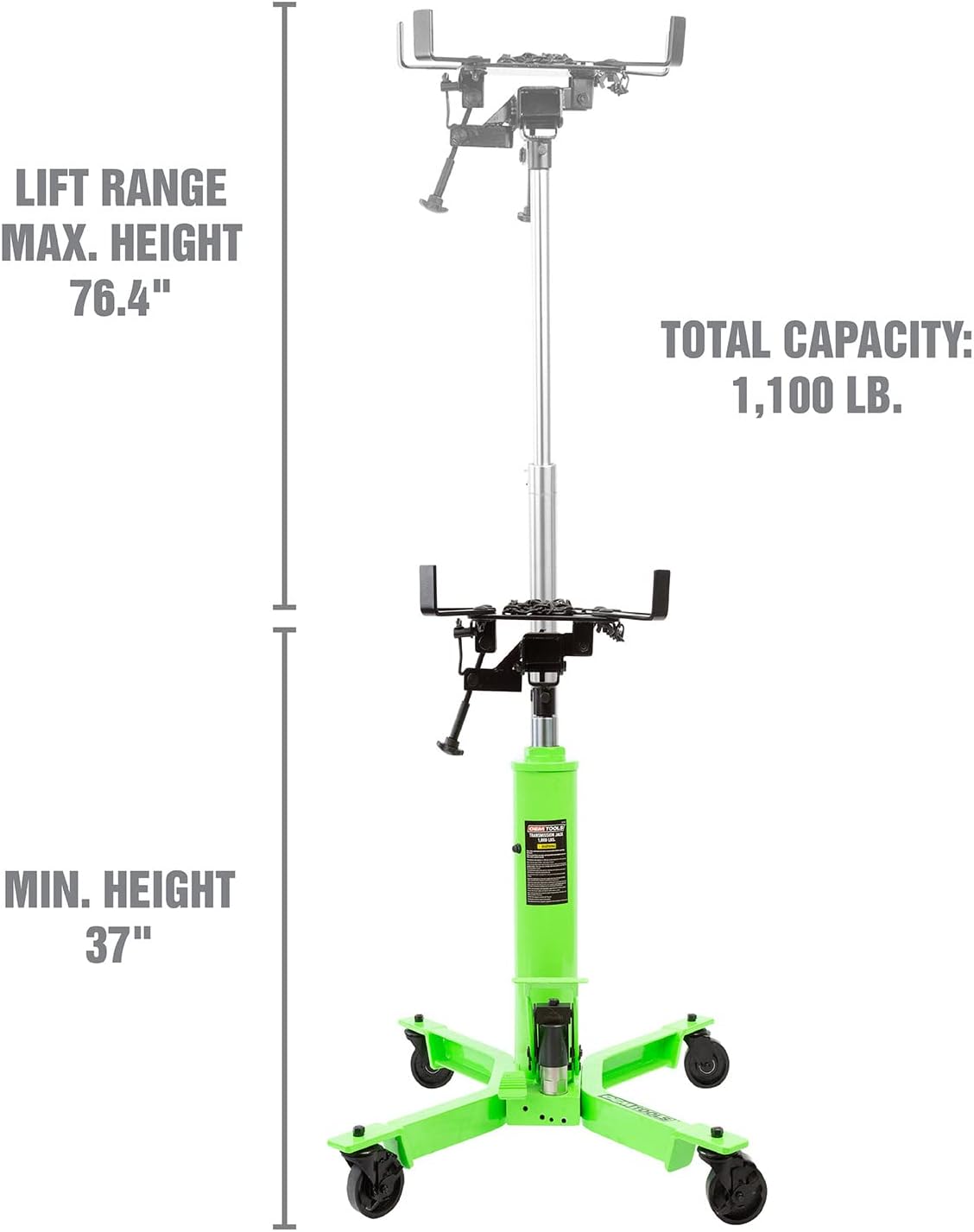 1100 LB. 2 Stage Trans Jack