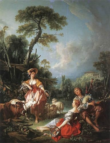 Imagen de lienzo François Boucher para decorar salones rústicos y luminosos