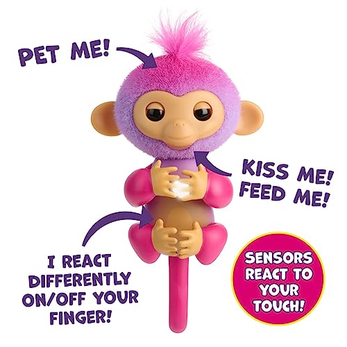 Fingerlings 3117 2023 New Interactive Baby Monkey Reacts To Touch thumb #3