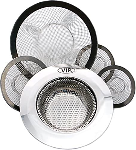 Set de 5 Coladores de Acero Inoxidable para Fregadero