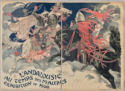 Affiche Andalousie au temps des Maures Eugene Grasset impression sur toile