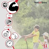 KOTARBAU® Gartenschlauch 5/8 Zoll - 30 m - Wasserschlauch 4-lagig - Bewässerungsschlauch - Flexibel & Langlebig - Verstärkter Schlauch für Garten - PVC - Schwarz + Gelb – Ansicht 5