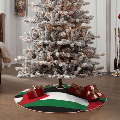 Tapis de sapin de Noël Palestine pour décoration extérieure et intérieure - 6