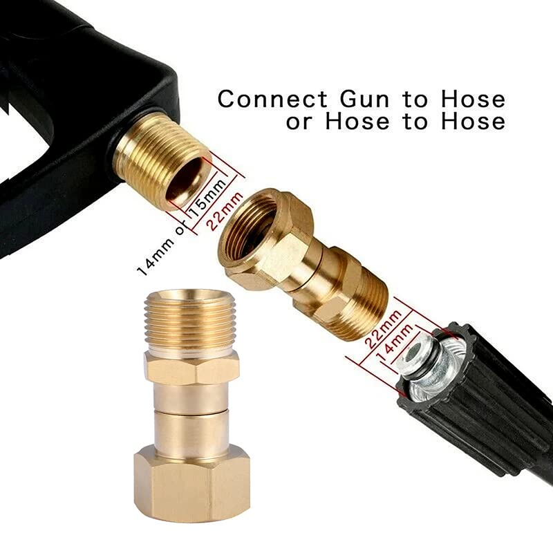 Amazon | Yyiingkku ワンタッチ カプラー 高圧洗浄機 洗浄ガン 高圧