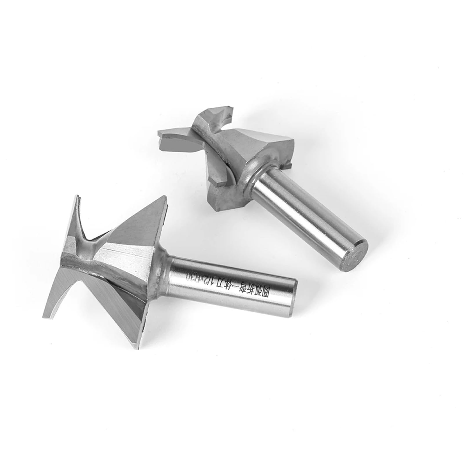Fresa per incastri maschio-femmina, Punta for fresa 6mm 12mm 1/2" 1/4" Gambo Curvatura ad arco Lega di tungsteno cobalto(12xr50 Seam)