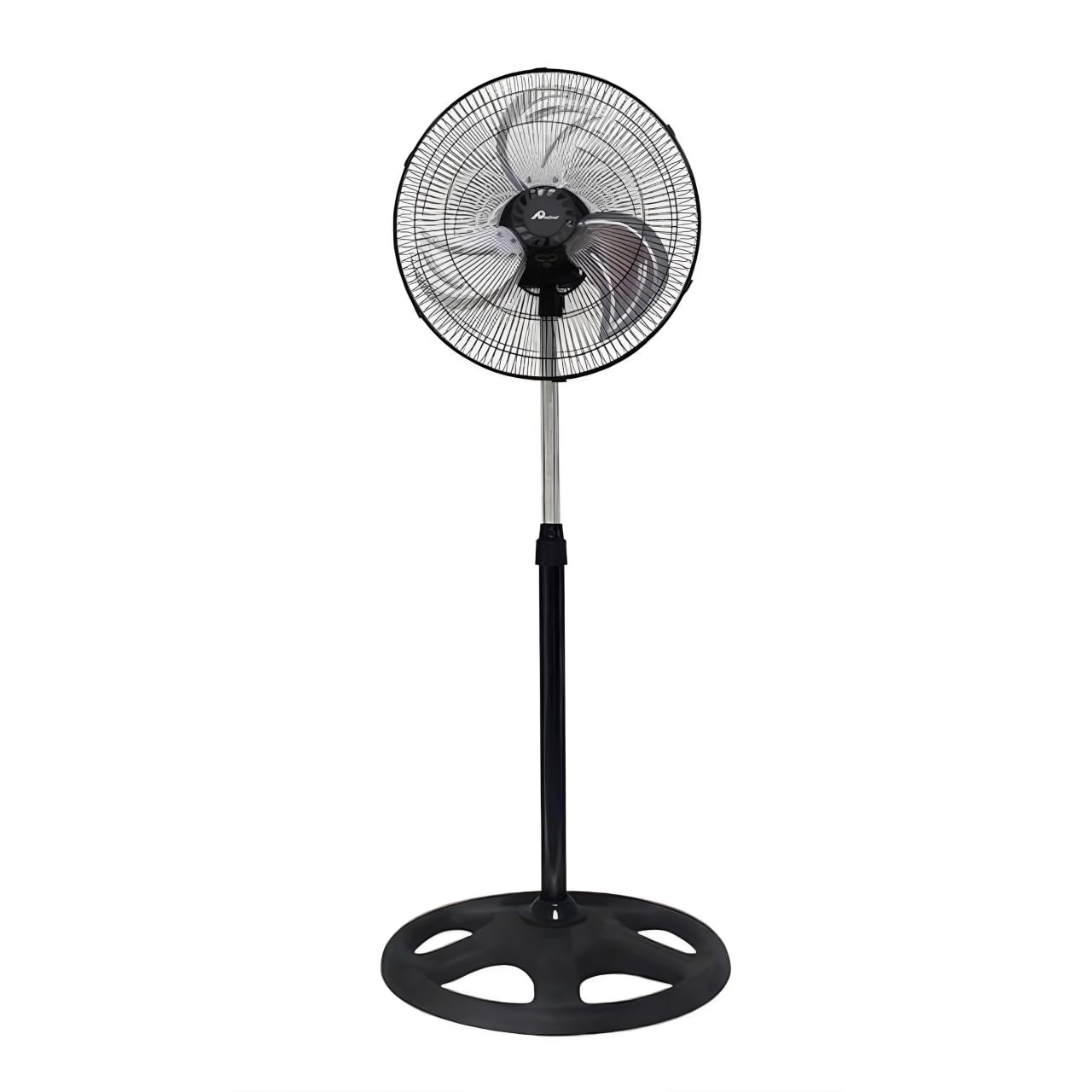 Ventilador de Pie de 18 Pulgadas, Potente Motor de 80W, Oscilación Amplia de 180°, 3 Velocidades, Altura de 125 cm, Ventilador de Suelo Silencioso para Hogar, Dormitorio y Oficina.