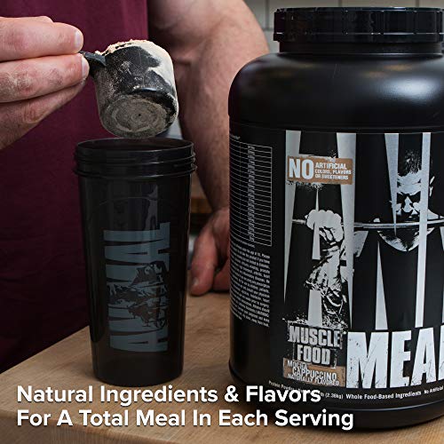Image of Animal Meal - All Natural High Calorie Meal Shake - Egg Whites, Beef Protein, Pea Protein, Mocha Cappuccino, 5 Pound