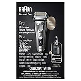 Braun Series 9 Pro 9477cc Electric Shaver, 4+1 Head with ProLift Trimmer, PowerCase, 5-in-1 SmartCare Center, Electric Razor with 60-min Battery Life, Wet & Dry Use on 1-, 3-, and 7-Day Beard
