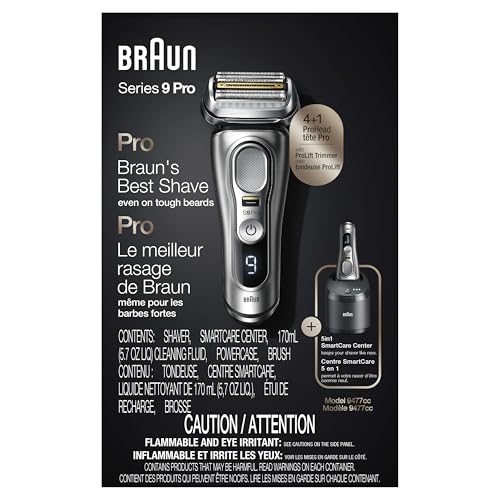 Braun Series 9 Pro 9477cc Wet & Dry Electric Razor for Men