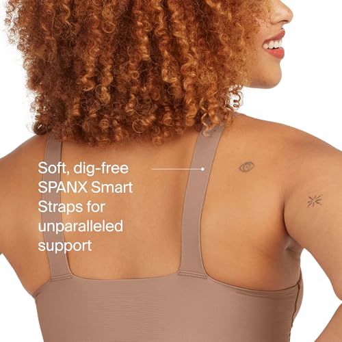 Image of SPANX Smooth Bra-Llelujah! Unlined Bralette - Comfortable Support - Wire-Free Bra - Hosiery Back Smoothing - Dig-Free Straps