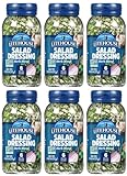 Litehouse Freeze Dried Salad Herb Blend - Substitute for Fresh Salad Herb, Salad Dressing, Organic, Salad Herb Blend Seasoning, Non-GMO, Gluten-Free - 0.42 Ounce 6-Pack