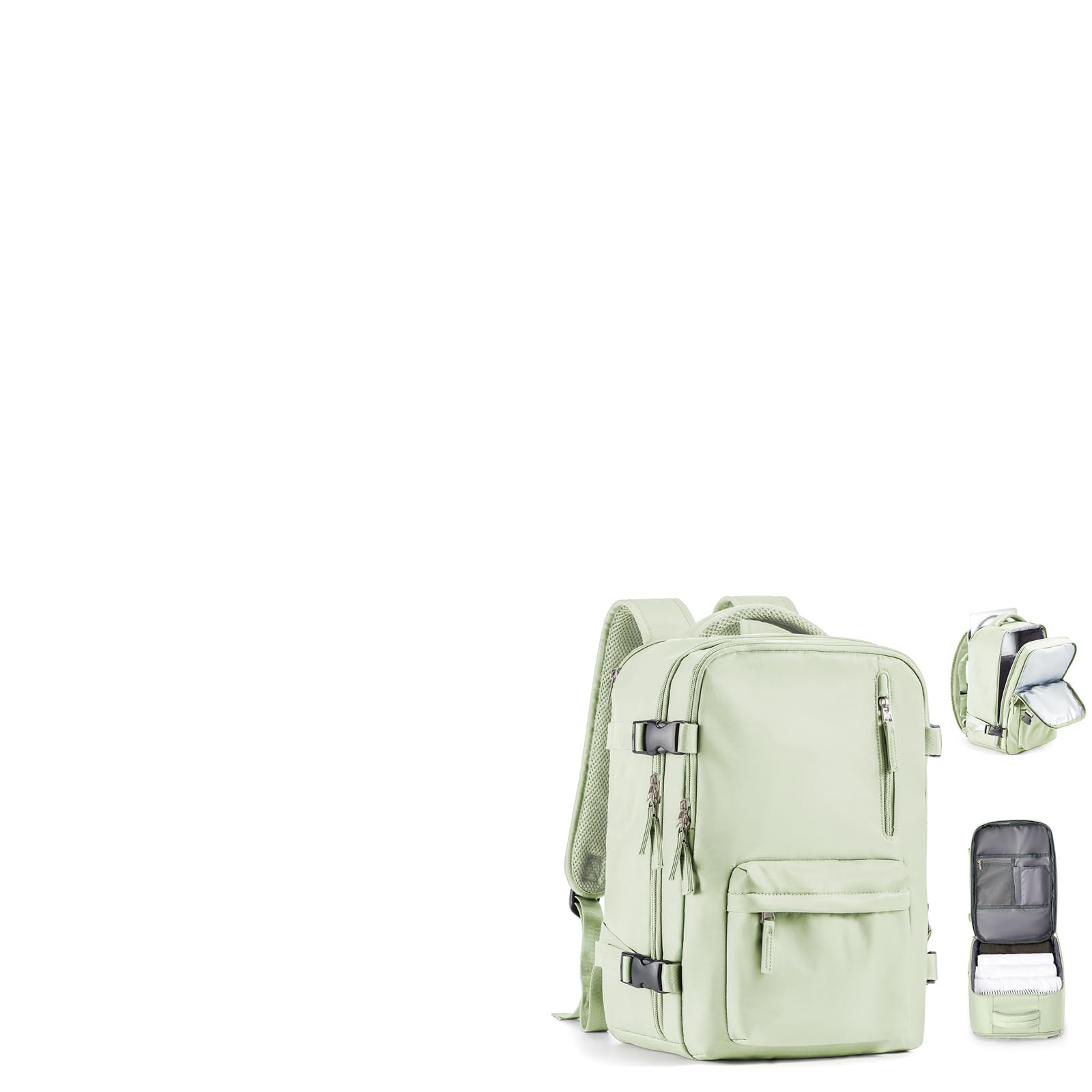 Zaino da Viaggio per Ryanair 40x20x25 Bagaglio a Mano Zaino Borse da Cabina per Ryanair Il Sedile Zaino Aereo Bagaglio a Mano Donna Borsa Cabina Viaggio Zaino Travel Viaggio Casual Daypack,Verde menta