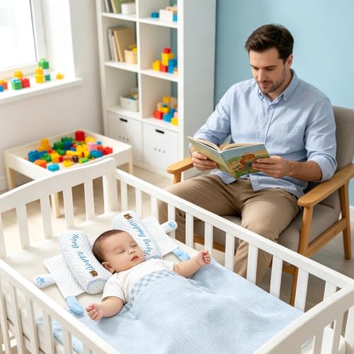 Almohada de cabeza plana para niños con soporte ergonómico 3
