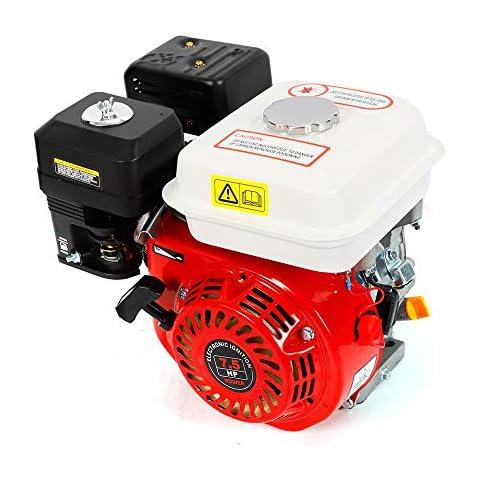 RibasuBB Petrol Engine 4 Stroke 7.5HP 5.1 KW Petrol Engine Gas Gasoline Motor Replacement Motor Recoil Start Gasoline Engine Cover