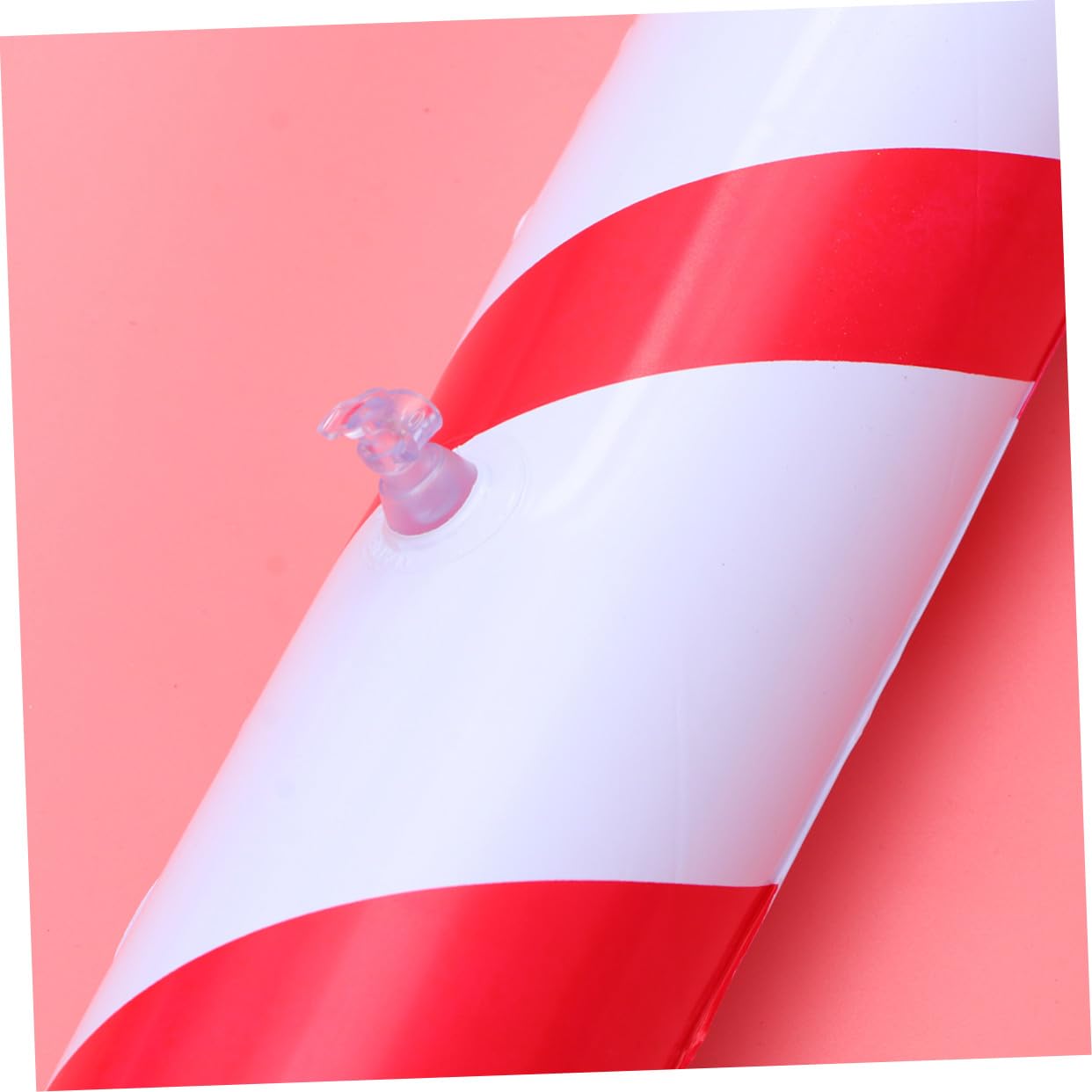 6 Pièces Ballons Canne de Bonbon Gonflables Rouge et Blanc Décoration de Noël pour Fête Anniversaire et Célébrations Extérieures