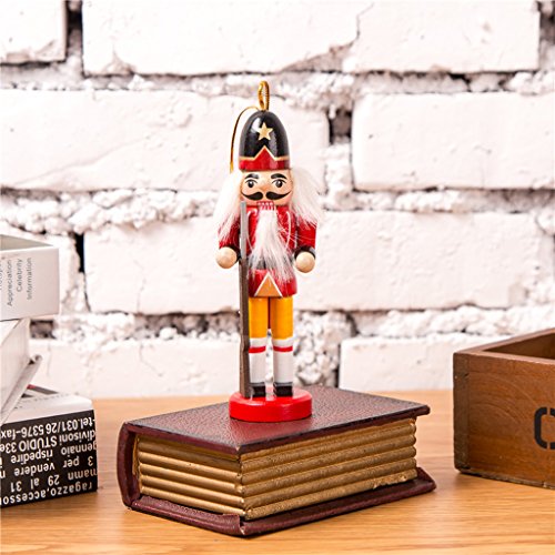 gazechimp 4/5/6Pcs Bonecos De Madeira Decoração Quebra-nozes Artesanato Artesanato Presentes De Nata