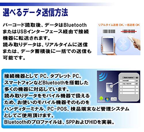 Amazon.co.jp: オプトエレクトロニクス ワイヤレス 1次元バーコード