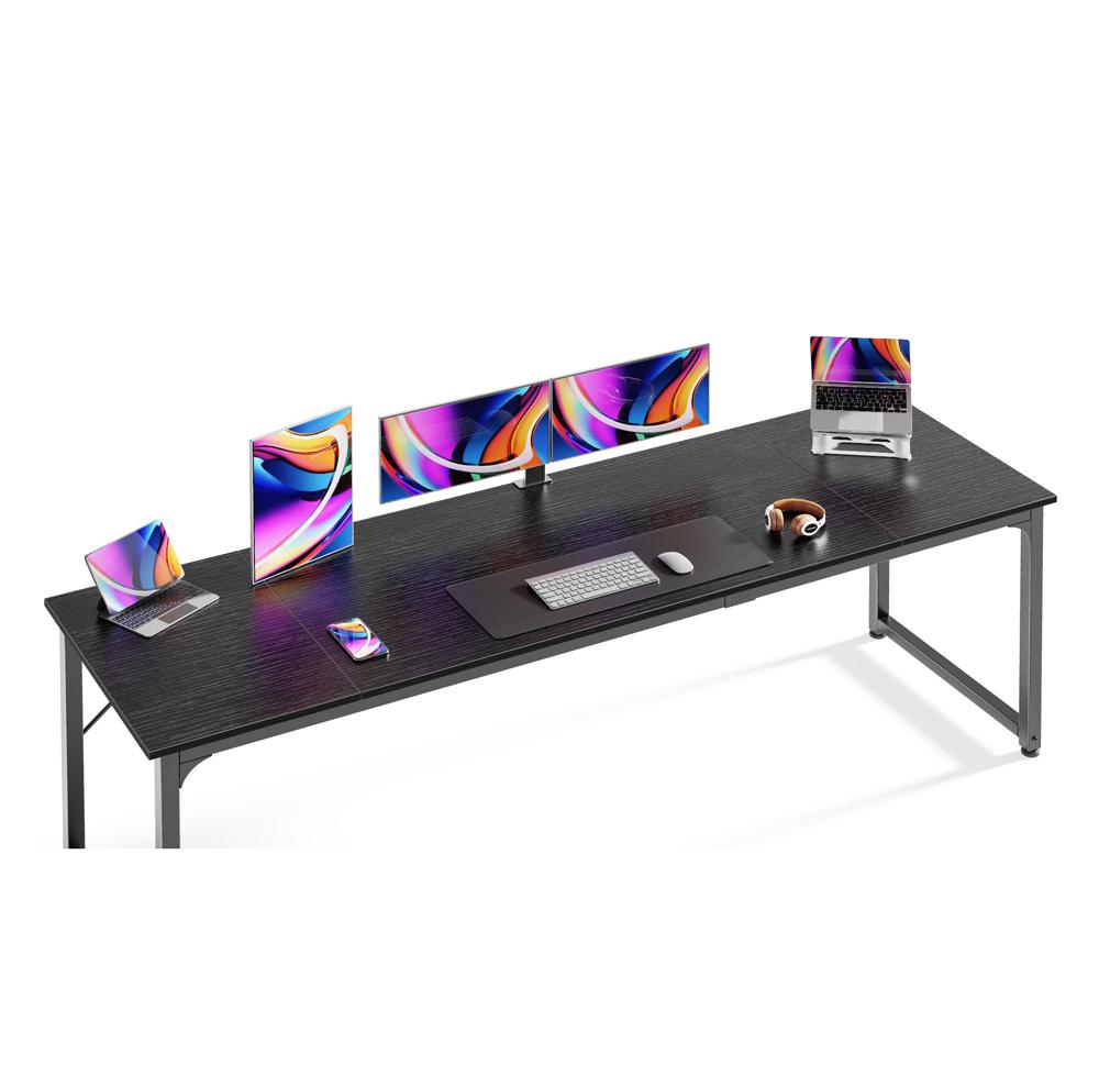 Amazon.com: Huuger Computer Desk, 80 Inch Office Desk, Gaming Desk