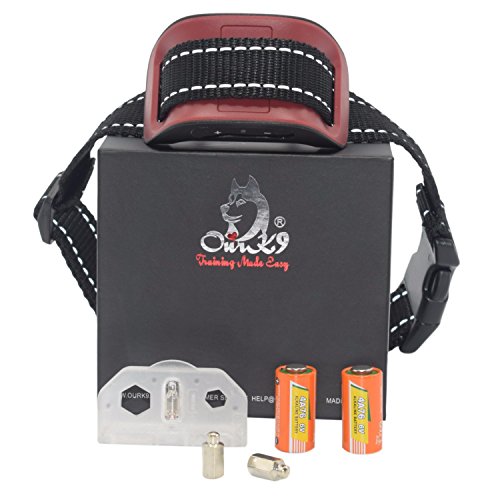 Our K9 Training Made Easy - Bark Collar for Small Dogs Using Sound & Vibration or Ultrasonic & Vibration. 100% Pain-Free - 100% Safe (Small - Medium - Large, Dark Red)