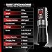 CNC Wireless Tattoo Machine with 3600mAh Dual Batteries Adjustable 7 Strokes 2.4-4.2mm Rotary Pen LED Display Brushless Motor Tattoo Gun for Tattoo Artists Supply Black CNC-M2-E400-1
