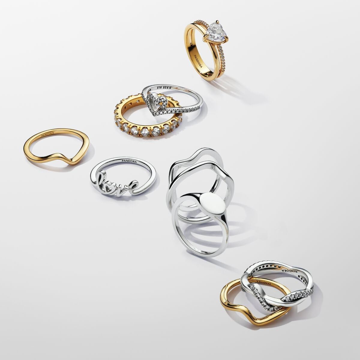 PANDORA Moments - Anello in argento sterling, con incisione personalizzabile