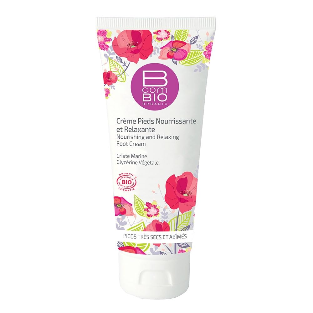 BcomBIO Crème Pieds Nourrissante et Relaxante Bio 100 ml