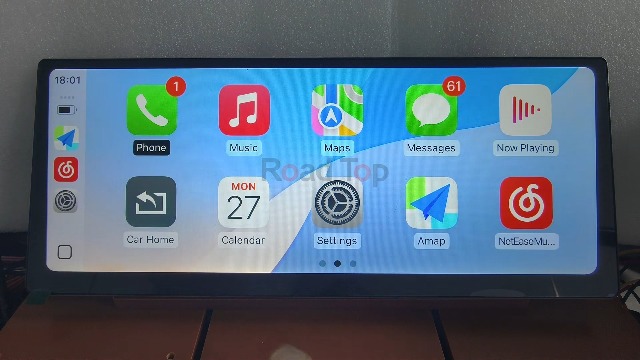 Amazon.com: Road Top CarPlay Screen, 12.3 inch Ultra-Narrow Car