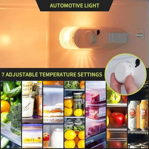 Image of 3.2 Cu.Ft. Compact Refrigerator, 7 Speed Adjustment, Energy-Efficient, Black, Single Door