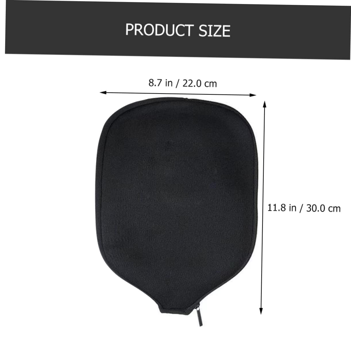 UPKOCH Schlägerschutz Abdeckung Ball schützend Fall Gericht Tischtennisschlägergehäuse Tischtennisschlägerhüllen Wiederverwendbare Schutzhülle für Schläger Neopren-Material Schwarz