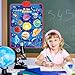 Genérico Electronic Alphabetic Poster, Electronic Interactive Educational Toy for | Talking Board for Christmas Birthday Girls 2 to 4 Years