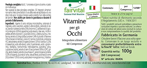 Augenvitamine Fairvital zur Unterstützung der Sehkraft