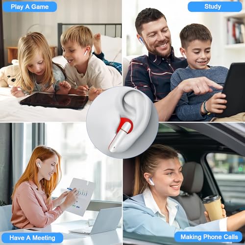 Fefurs F12 2 Pack Wireless Earbuds For Kids,Comfortable Wireless Earphones Fit Ergonomic Design Ball Shape Ear Buds thumb #5
