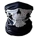 Produktbild Multifunktionstuch | Schlauchtuch | Sturmmaske | Bandana | Totenkopf Halstuch Skelettmaske für Motorrad Fahrrad Ski Paintball Gamer Karneval Kostüm Skull Maske