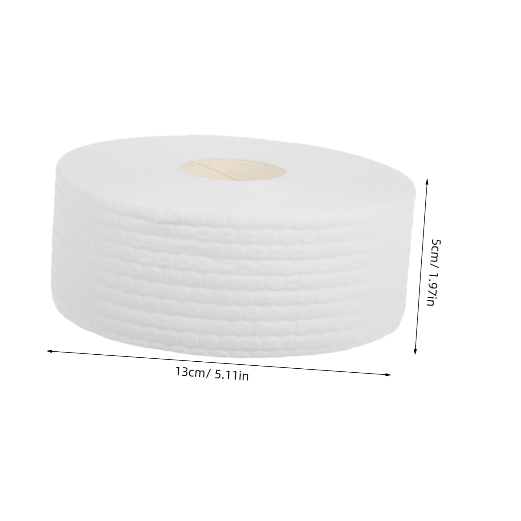 FOMIYES Efficient Nail Polish Removal Nail Art Cotton: Soft Cotton Rounds Reusable Compact Nail Cotton Discs