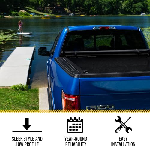 RealTruck TruXedo Lo Pro Soft Roll Up Truck Bed Tonneau Cover | 549801 | Fits 2015 - 2022 Chevy/GMC Colorado/Canyon 5' 3" Bed (62.7") by RealTruck - Image 6