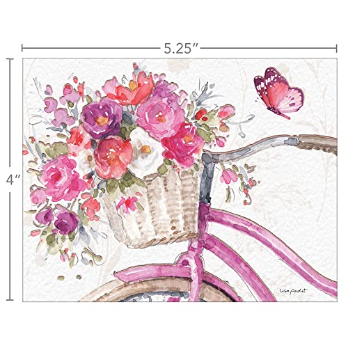Image of Lang, Blush Bicycle Boxed Note Cards