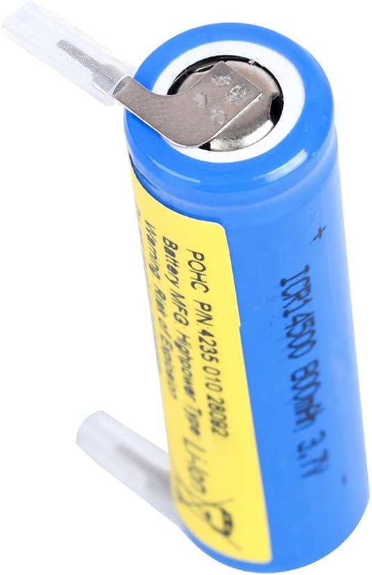 Upgraded Version: 800 mAh 3.7v Li-ion Electric Toothbrush Replacement Battery Compatible with Philips HX9340 HX6930 HX6750 HX6530 HX6320 HX6950 HX9350 HX6920 HX6910 HX6710 with pins for Circuit Board