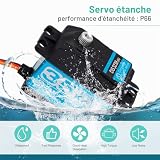 Zhiting servo numérique DS3235 35KG étanche sans noyau 180° photo 3