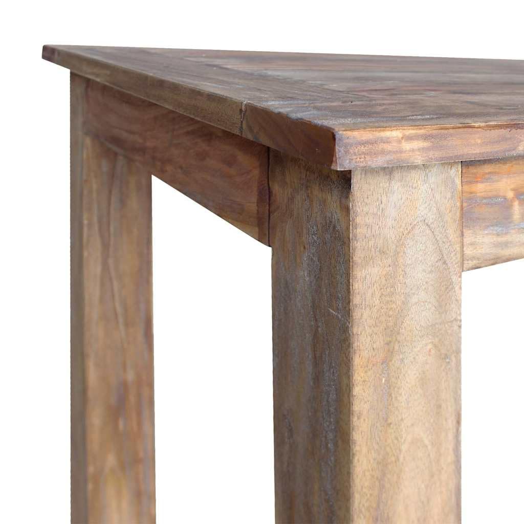 vidaXL Mesa de Comedor, Mesita Auxiliar, Mesa Decorativa, Mueble de Hogar Dormitorio Salón Cocina Pasillo Bar, Madera Maciza de Caoba