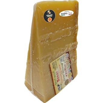 Parmigiano Reggiano DOP Aged Italian Cheese, Premium 4-Year Aged Bonat Selected by PARMAshop, Authentic DOP Certified
