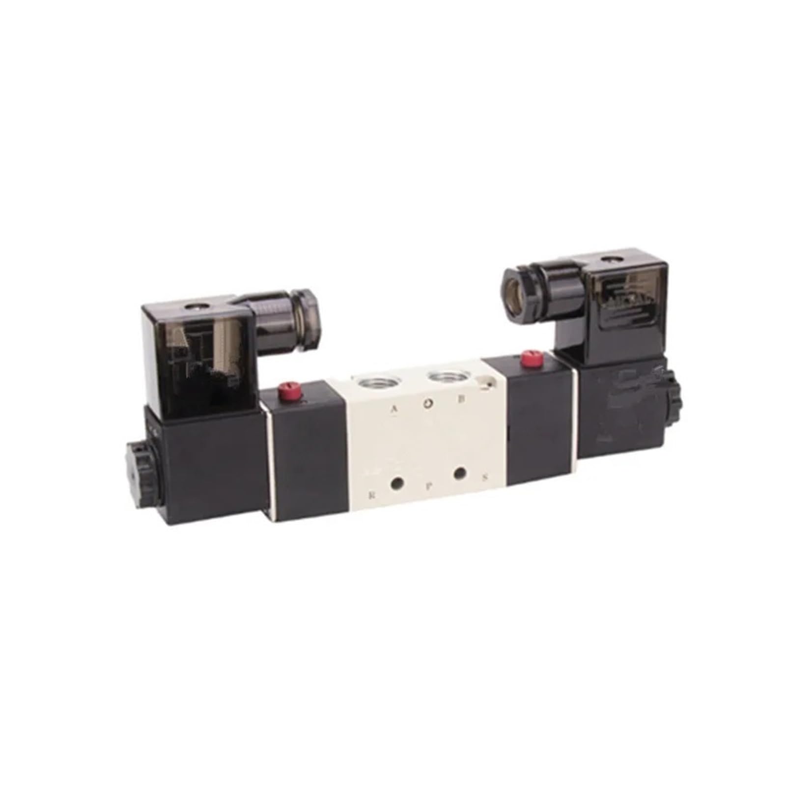 Huuoqiwy 4V330p-10 Solenoid Valve 5/2 5/3 Way For 4V310-08 4V320-08 4V330c-08 4V330e-08 4V310-10 4V320-10 4V330e-10 (Ac110)